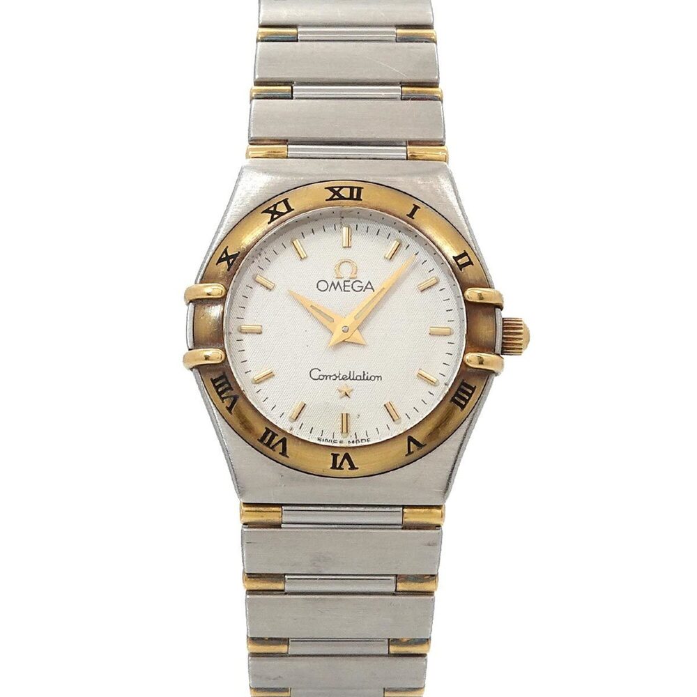 Omega Constellation 1372 30 Ladies' Watch, Silver/YG Yellow Gold, Quartz Move...